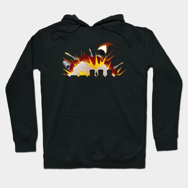 Mystery Crash Theater 3000ms Hoodie by jeffmcdowalldesign